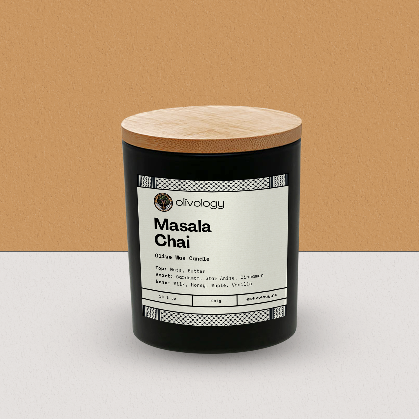 Masala Chai — Handmade Olive Wax Candle