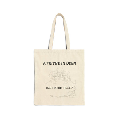 Canvas Tote - Minimalist Muslim Friends Design