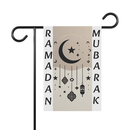 Garden Banner Ramadan Mubarak Minimalist Design