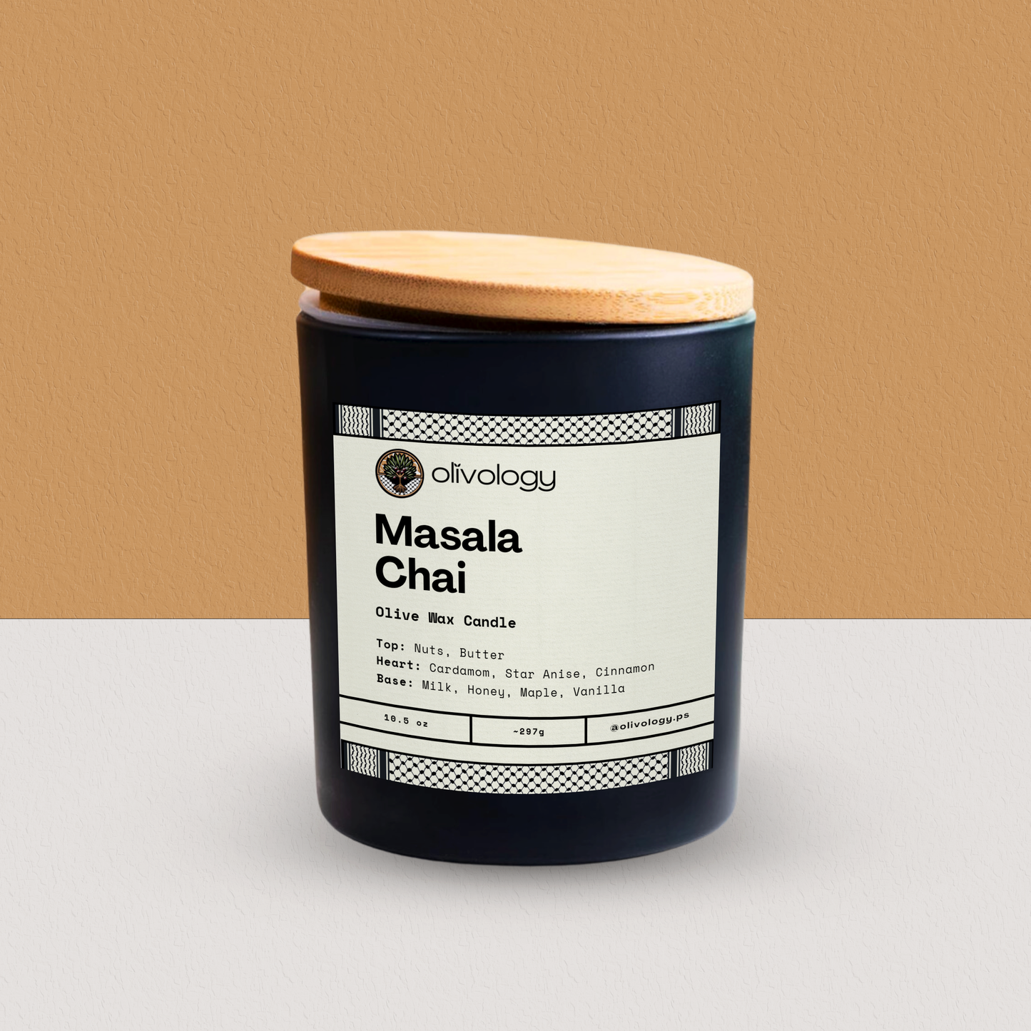 Masala Chai — Handmade Olive Wax Candle