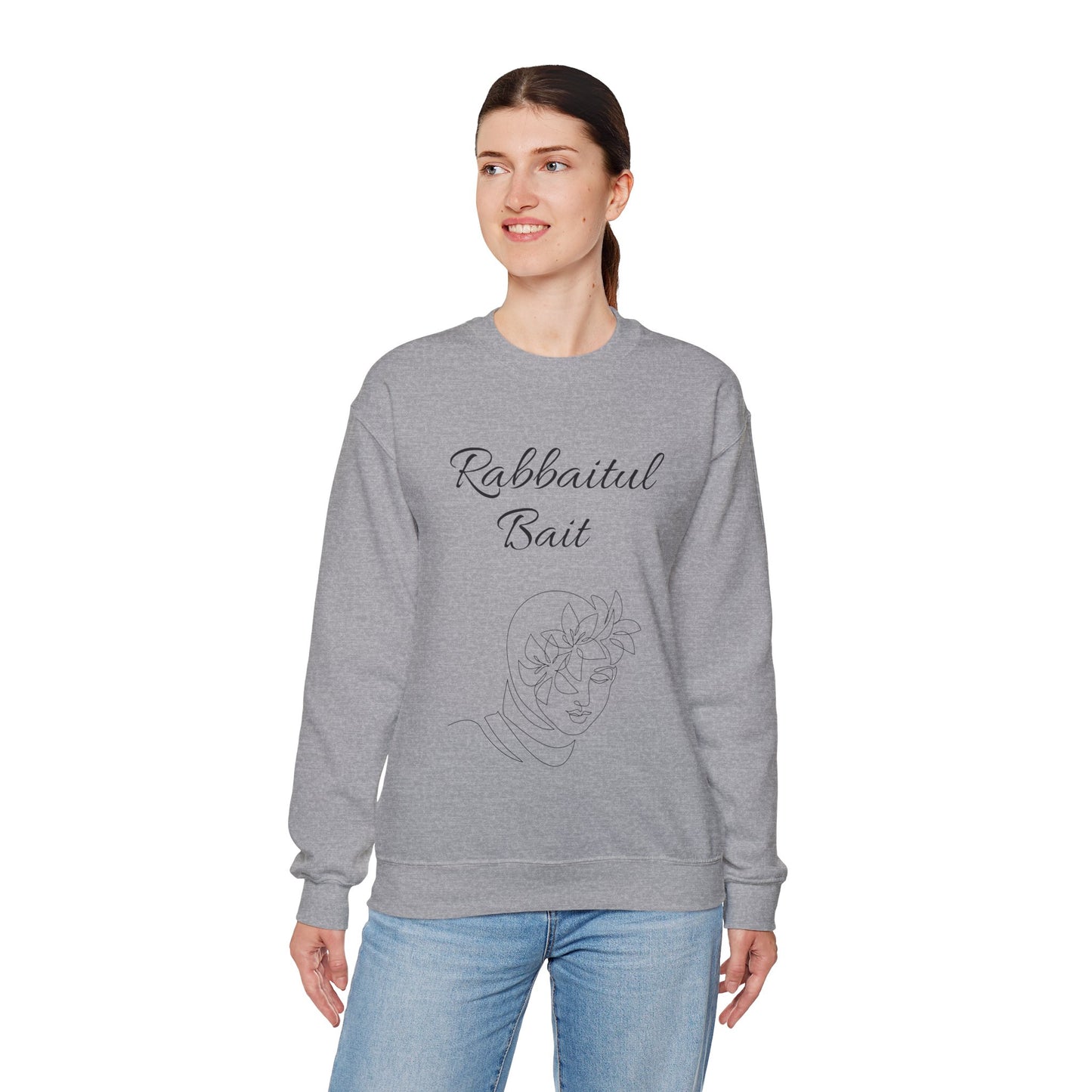 Islamic Sweatshirt Rabbaitul Bait (Queen of her home)