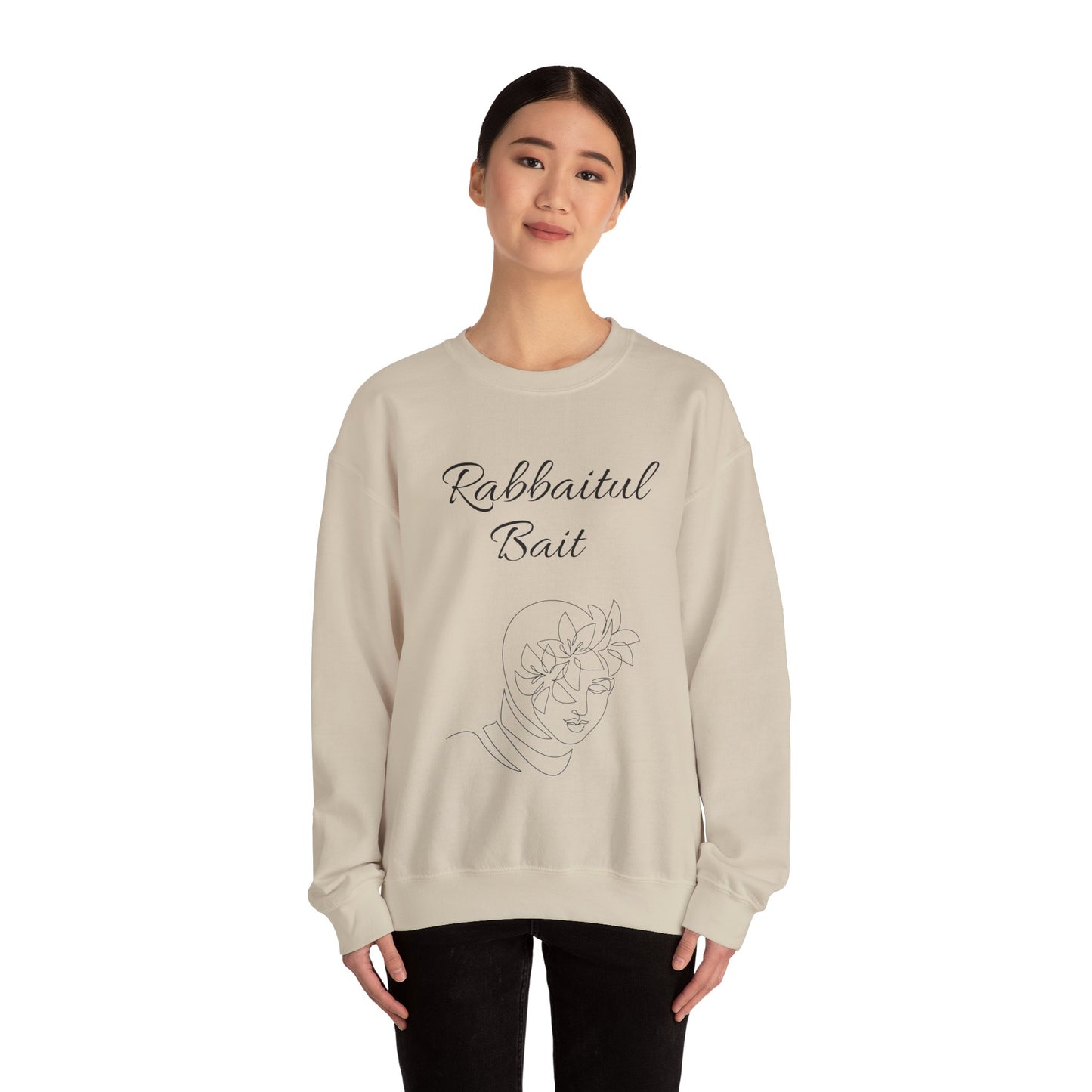 Islamic Sweatshirt Rabbaitul Bait (Queen of her home)