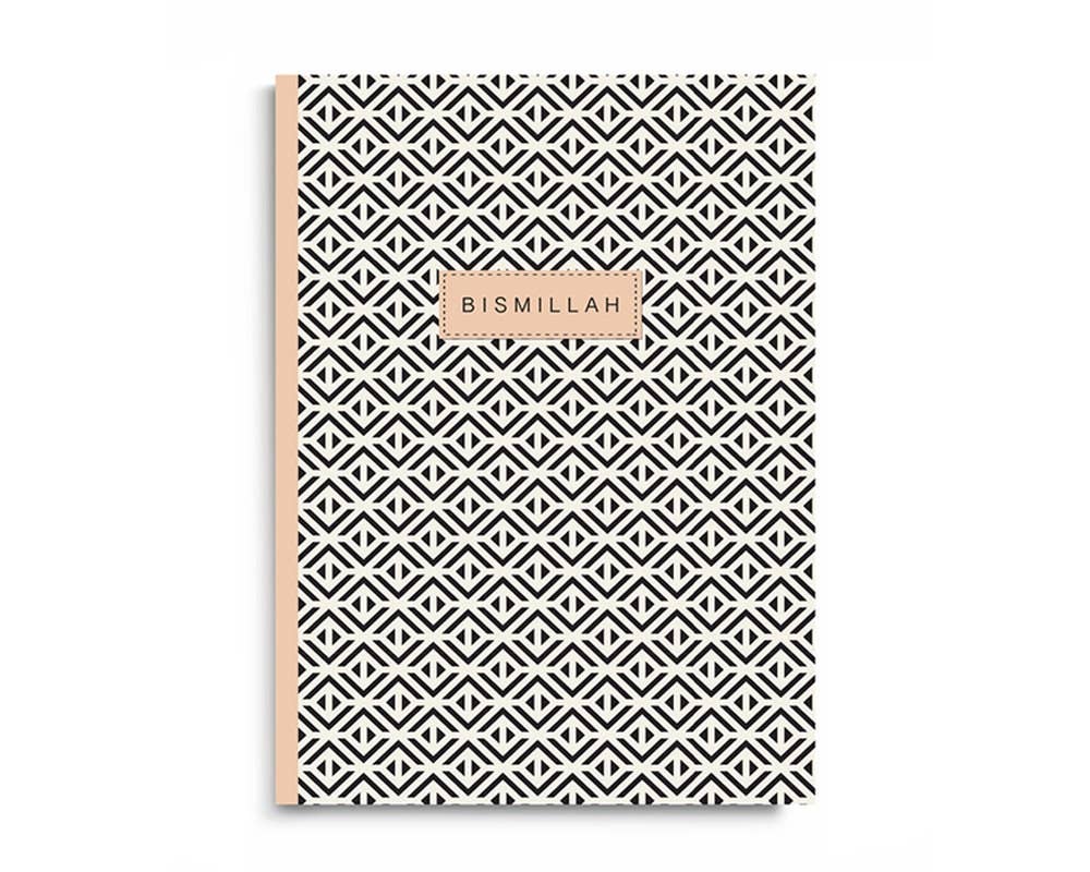 Bismillah Notebook, A5 Geometric Islamic Journal Planner  -