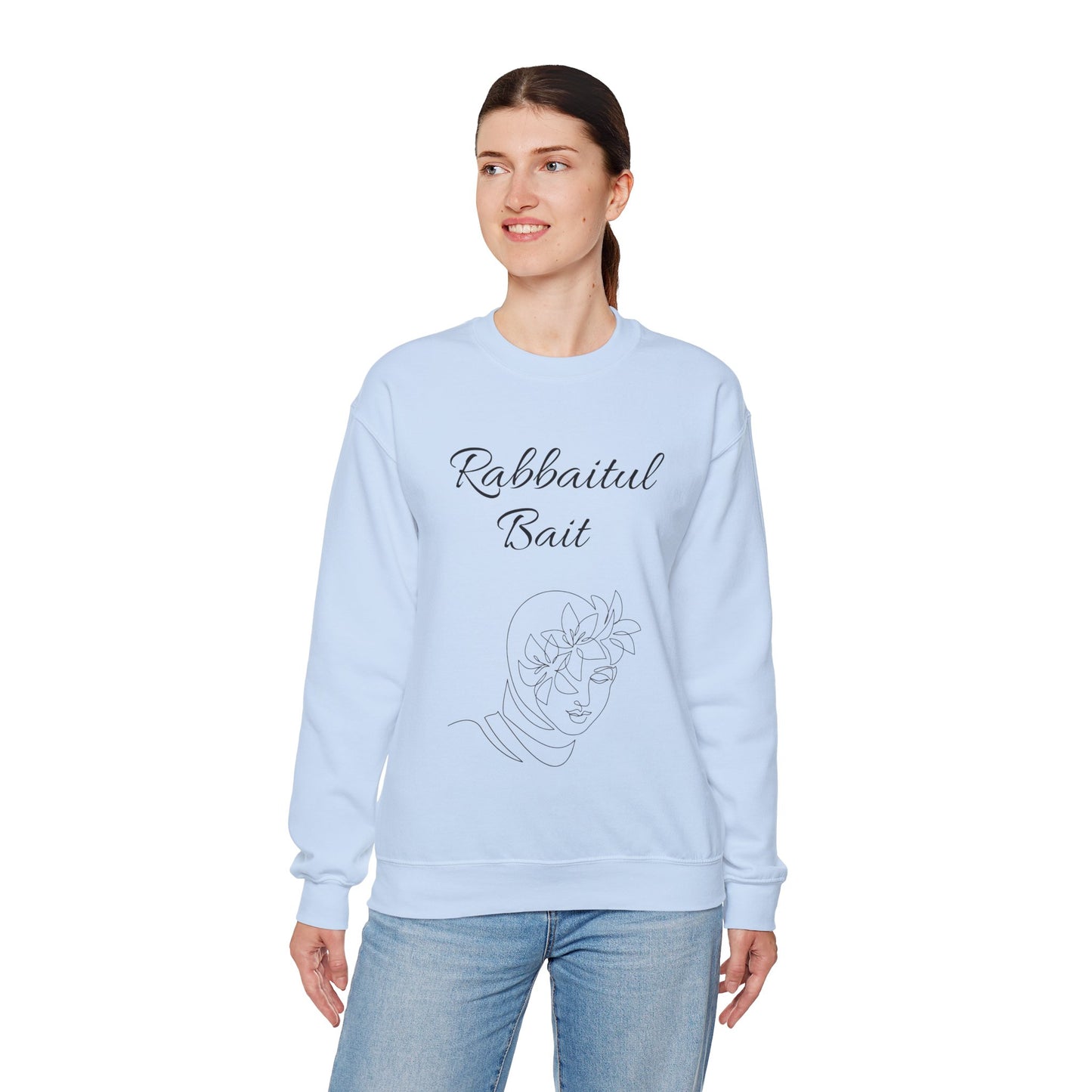 Islamic Sweatshirt Rabbaitul Bait (Queen of her home)