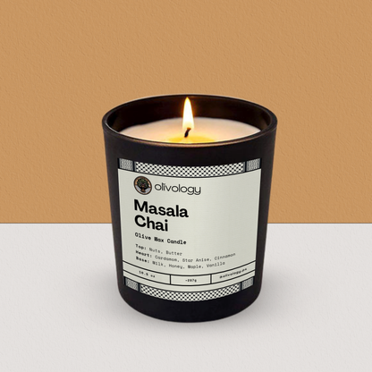 Masala Chai — Handmade Olive Wax Candle