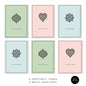 Love & Du'as Islamic Greeting Cards Multi Pack of 6 - MP LD